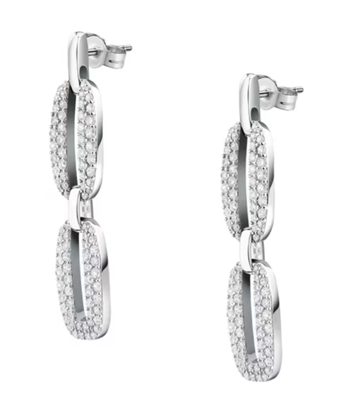 Ohrringe Morellato Dame Trame  in Silber Zircone SAAG05 - SAAG05